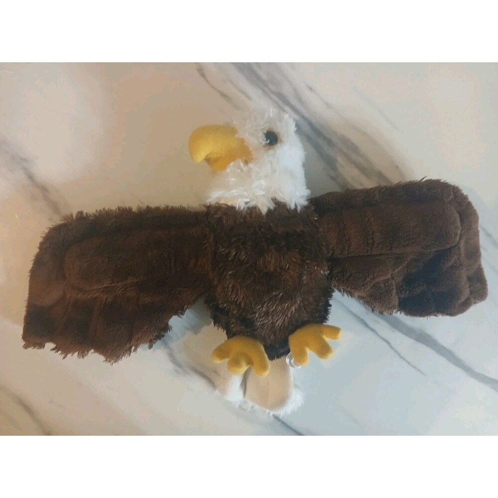 Bald Eagle 6"  Plush Stuffed Animal Wrist Wrap Wild Republic